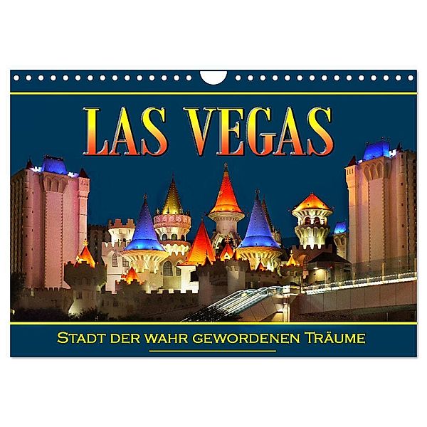 Las Vegas, Stadt der wahr gewordenen Träume (Wandkalender 2024 DIN A4 quer), CALVENDO Monatskalender, Helena Bilkova