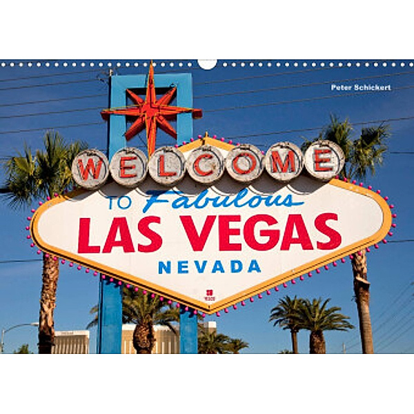 Las Vegas (Wandkalender 2022 DIN A3 quer), Peter Schickert