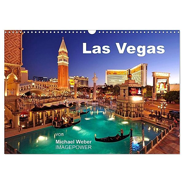 Las Vegas (Wandkalender 2024 DIN A3 quer), CALVENDO Monatskalender, Michael Weber