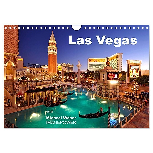 Las Vegas (Wandkalender 2024 DIN A4 quer), CALVENDO Monatskalender, Michael Weber