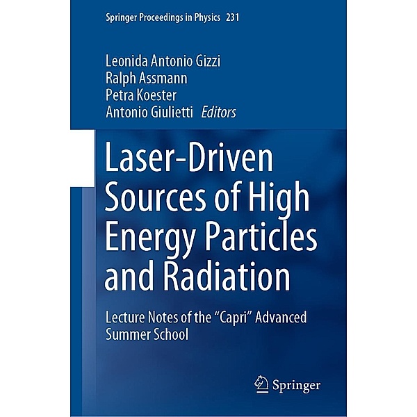 Laser-Driven Sources of High Energy Particles and Radiation / Springer Proceedings in Physics Bd.231