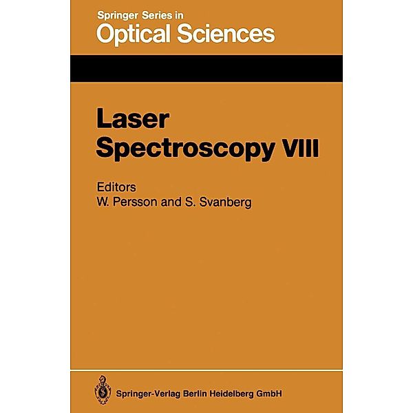 Laser Spectroscopy VIII / Springer Series in Optical Sciences Bd.55