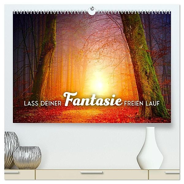 Lass Deiner Fantasie freien Lauf (hochwertiger Premium Wandkalender 2024 DIN A2 quer), Kunstdruck in Hochglanz, SF