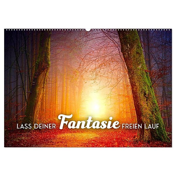 Lass Deiner Fantasie freien Lauf (Wandkalender 2024 DIN A2 quer), CALVENDO Monatskalender, SF