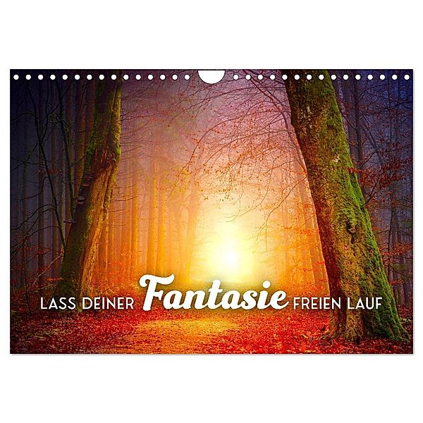 Lass Deiner Fantasie freien Lauf (Wandkalender 2024 DIN A4 quer), CALVENDO Monatskalender, SF