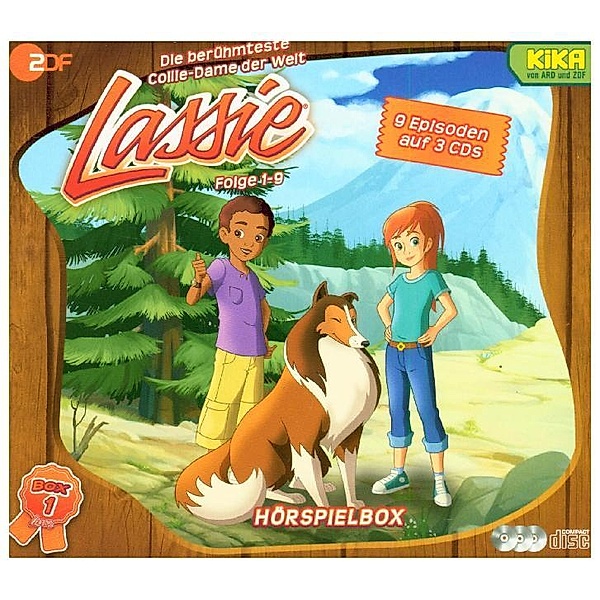 Lassie Hörspielbox.Box.1,3 Audio-CD, Lassie