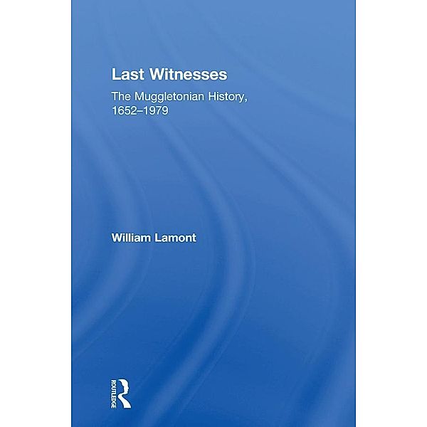 Last Witnesses, William Lamont