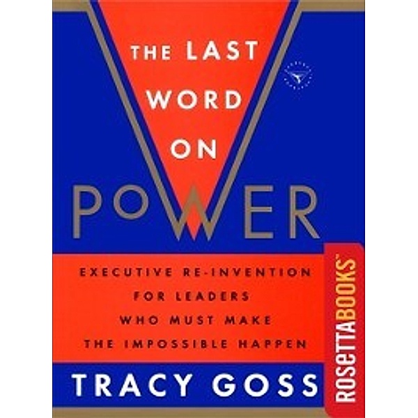 Last Word on Power, Tracy Goss