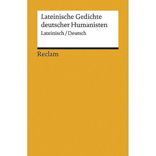 Lateinische Gedichte deutscher Humanisten