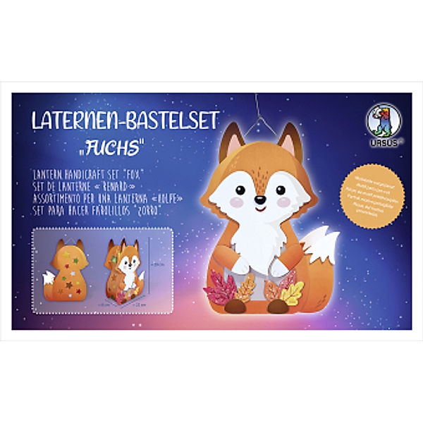 Laternen-Bastelset Fuchs