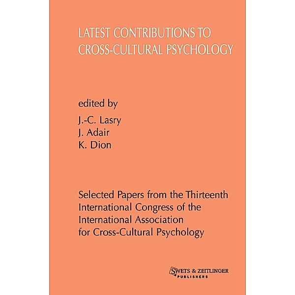 Latest Contributions to Cross-cultural Psychology