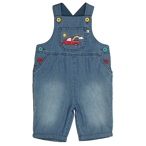 frugi Latzhose POCKET TRUCK in light blue denim