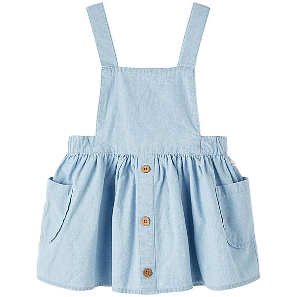 Lil' Atelier Latzkleid NMFDALEY DENIM in light blue