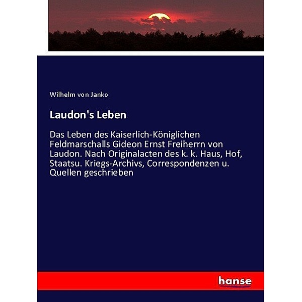 Laudon's Leben, Wilhelm von Janko