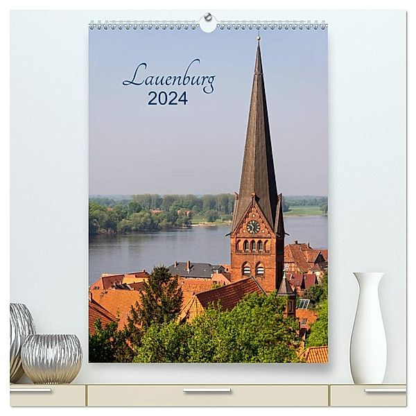 Lauenburg 2024 (hochwertiger Premium Wandkalender 2024 DIN A2 hoch), Kunstdruck in Hochglanz, Klaus Kolfenbach