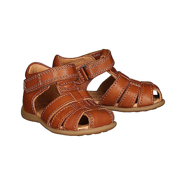 bisgaard Lauflern-Sandalen AVA mit Zehenschutz in cognac