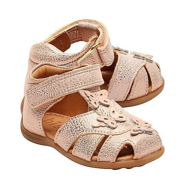 bisgaard Lauflern-Sandalen AYA in rose gold