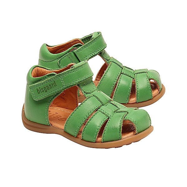 bisgaard Lauflern-Sandalen CARLY mit Zehenschutz in green