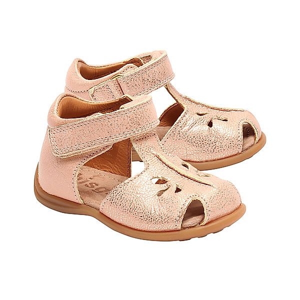 bisgaard Lauflern-Sandalen CHLOE mit Zehenschutz in rose gold