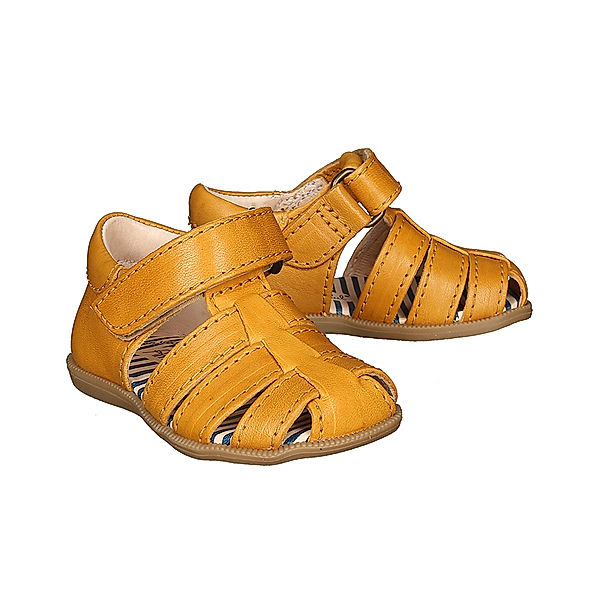 Anna und Paul® Lauflern-Sandalen PAULI mit Klett in ocker