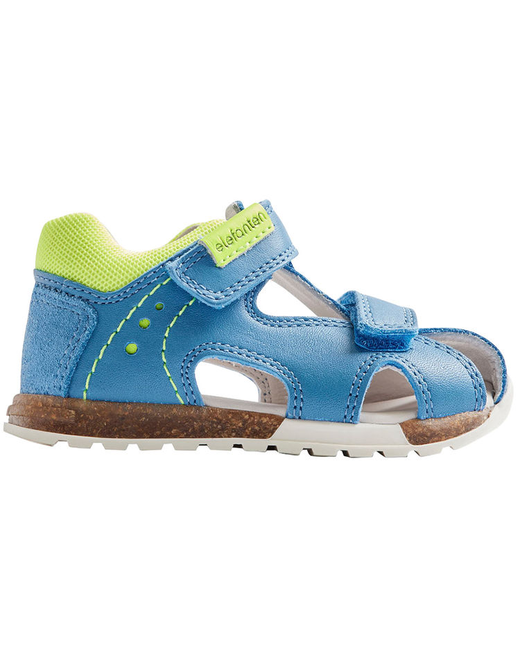 Lauflern-Sandalen SEVEN SATCHI in blau neongelb kaufen