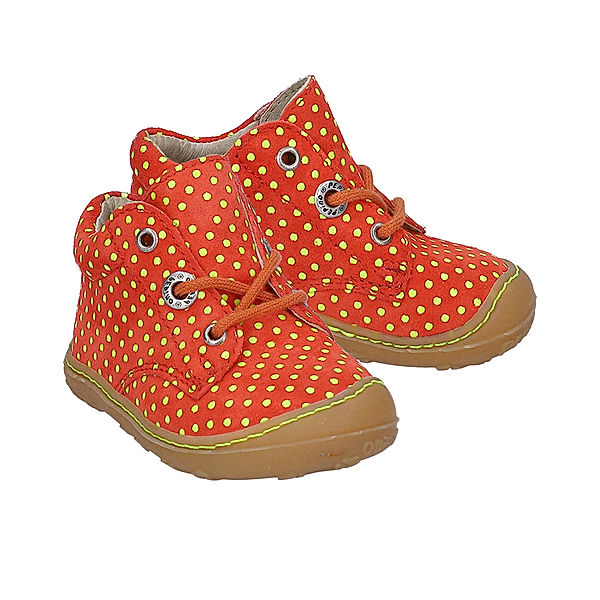 PEPINO Lauflern-Schuhe MUNDI DOTS in coral