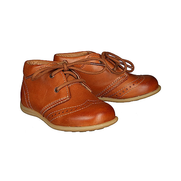 bisgaard Lauflernschuhe STINE in cognac