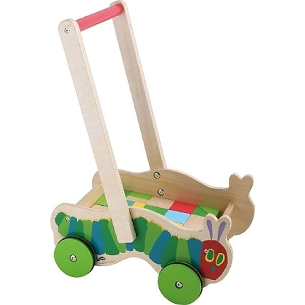 small foot® Lauflernwagen RAUPE NIMMERSATT aus Holz, small foot