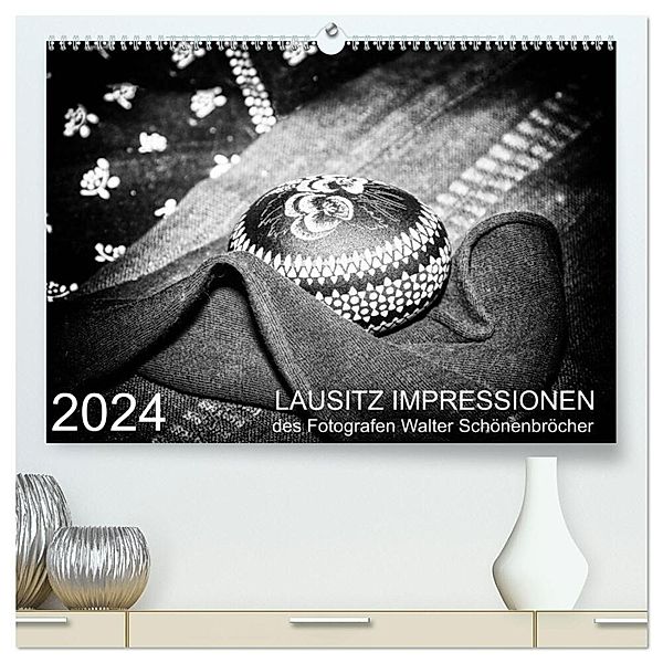 Lausitz Impressionen (hochwertiger Premium Wandkalender 2024 DIN A2 quer), Kunstdruck in Hochglanz, Walter Schönenbröcher
