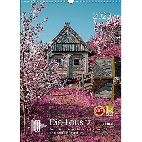 Lausitzer Landmarken in Infrarot (Wandkalender 2023 DIN A3 hoch), Martin Winzer