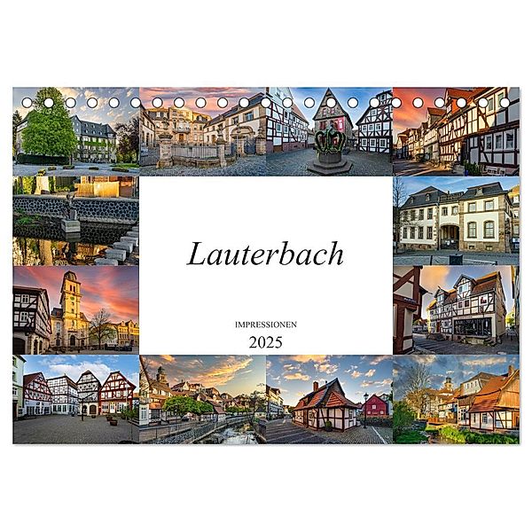Lauterbach Impressionen (Tischkalender 2025 DIN A5 quer), CALVENDO Monatskalender, Calvendo, Dirk Meutzner