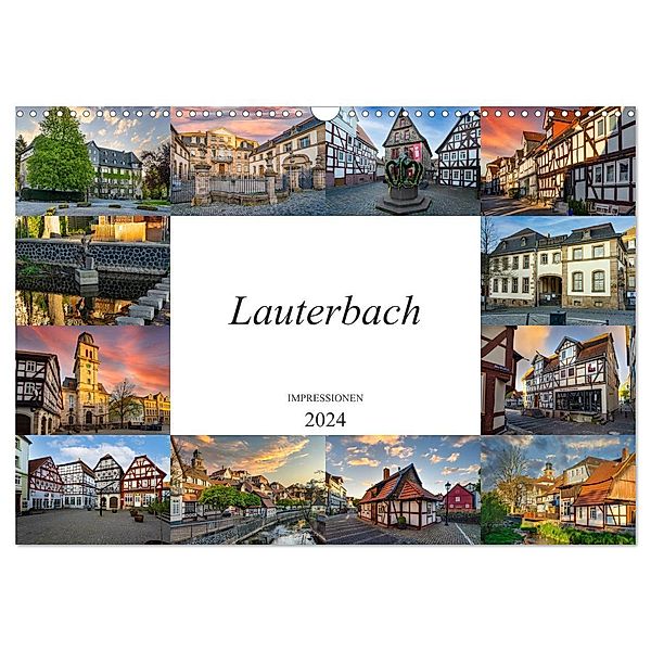 Lauterbach Impressionen (Wandkalender 2024 DIN A3 quer), CALVENDO Monatskalender, Dirk Meutzner