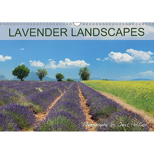 Lavender Landscapes (Wall Calendar 2018 DIN A3 Landscape), Chris Hellier