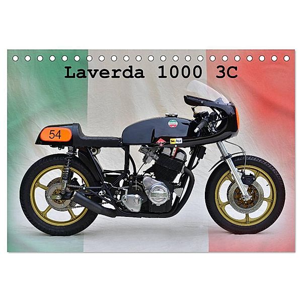 Laverda 1000 3C (Tischkalender 2025 DIN A5 quer), CALVENDO Monatskalender, Calvendo, Ingo Laue