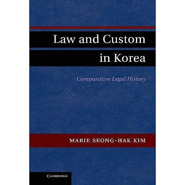 Law and Custom in Korea, Marie Seong-Hak Kim