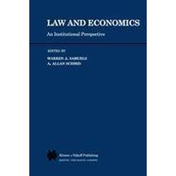 Law and Economics, Warren J. Samuels, A. Allan Schmid