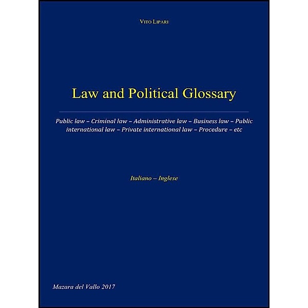 Law and Political Glossary, Vito Lipari