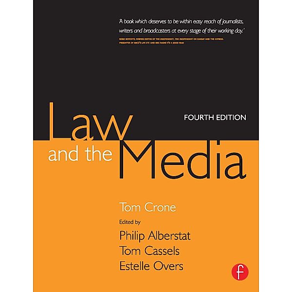 Law and the Media, Tom Crone