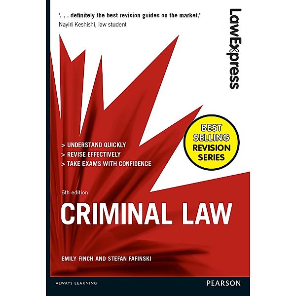 Law Express: Criminal Law eBook, Emily Finch, Stefan Fafinski