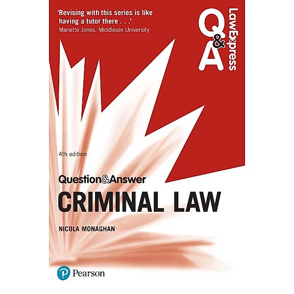 Law Express Question and Answer: Criminal Law ePub, Nicola Monaghan