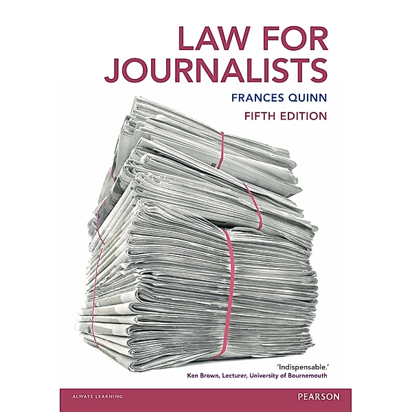Law for Journalists 5th edition PDF eBook, Frances Quinn