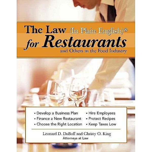 Law (In Plain English)(R) for Restaurants and Others in the Food Industry / Law in Plain English, Leonard D DuBoff