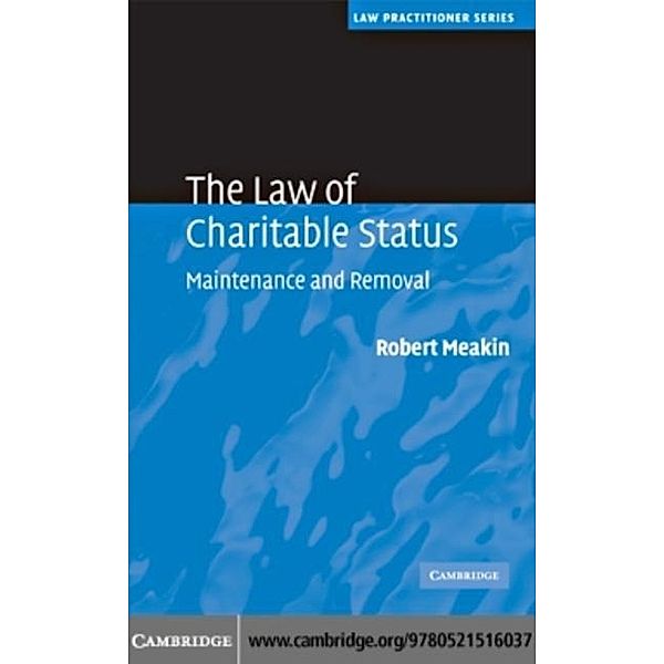 Law of Charitable Status, Robert Meakin