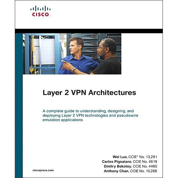 Layer 2 VPN Architectures, Wei Luo, Carlos Pignataro, Anthony Chan, Dmitry Bokotey