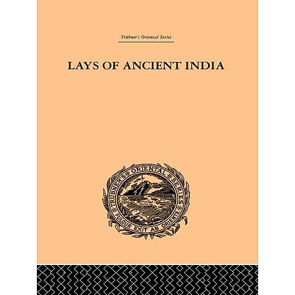 Lays of Ancient India, Romesh Chunder Dutt