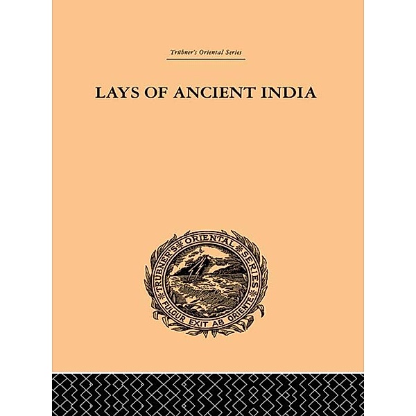 Lays of Ancient India, Romesh Chunder Dutt