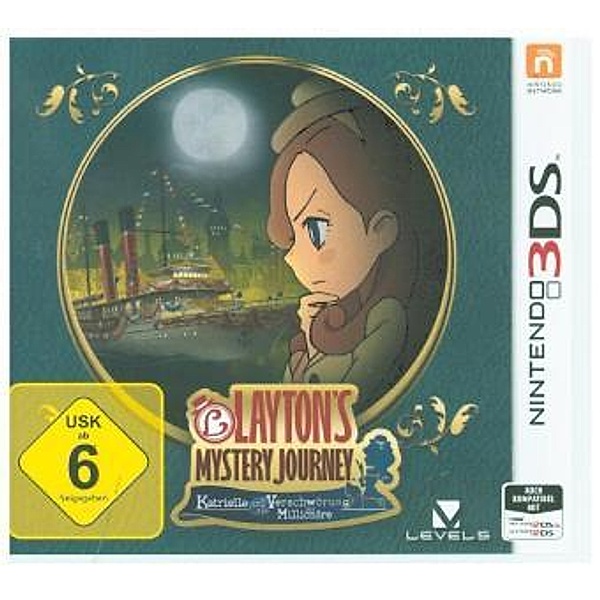 Layton's Mystery Journey: Katrielle und die Verschwörung der Millionäre, 1 Nintendo 3DS-Spiel