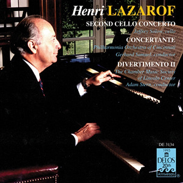 Lazarof:Divertimento/Cellokonz./+, Jeffrey Solow, Ccp, Cms Lincoln