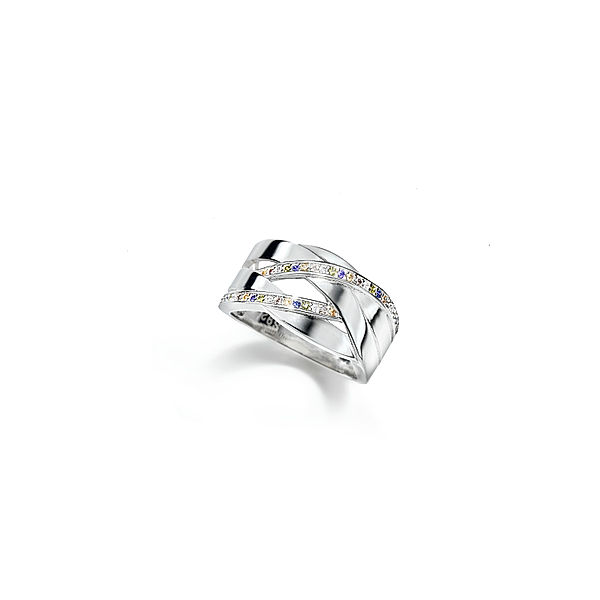 LdV Ring Anila Sparkle 925 Silber, (Größe: 17)