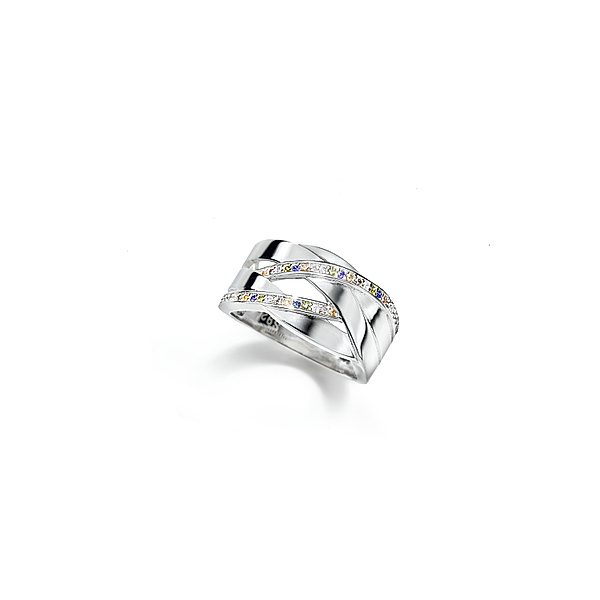 LdV Ring Anila Sparkle 925 Silber, (Grösse: 18)